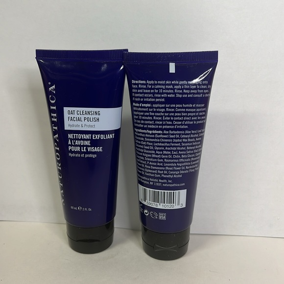NATUROPATHICA OAT CLEANSING FACIAL POLISH HYDRATE & PROTECT 2oz (lot of 2) - Picture 2 of 2